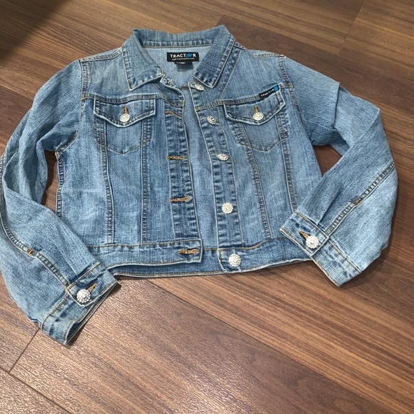 Jackets & Blazers - Jean Jacket with jewel buttons